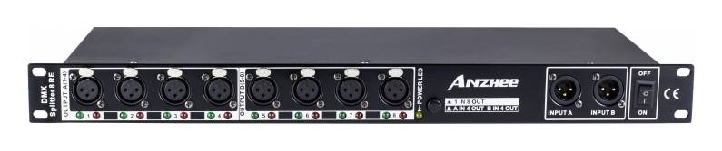 Anzhee DMX Splitter 8 RE