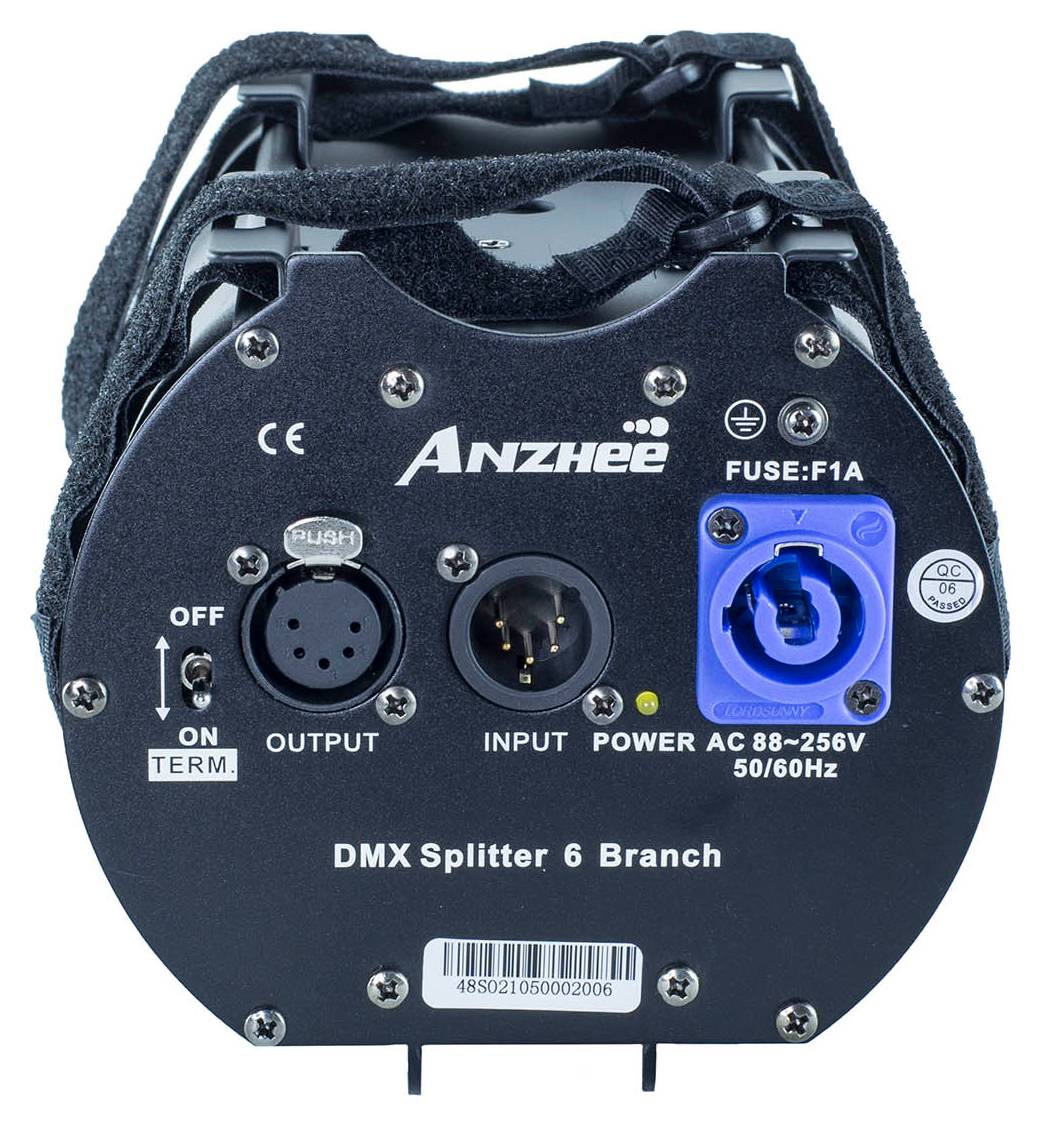 Anzhee DMX Splitter 6 Branch 5pin
