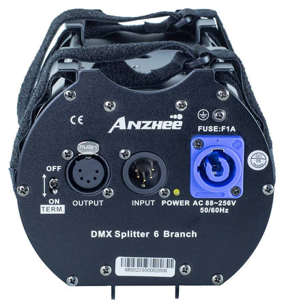 Anzhee DMX Splitter 6 Branch 5pin