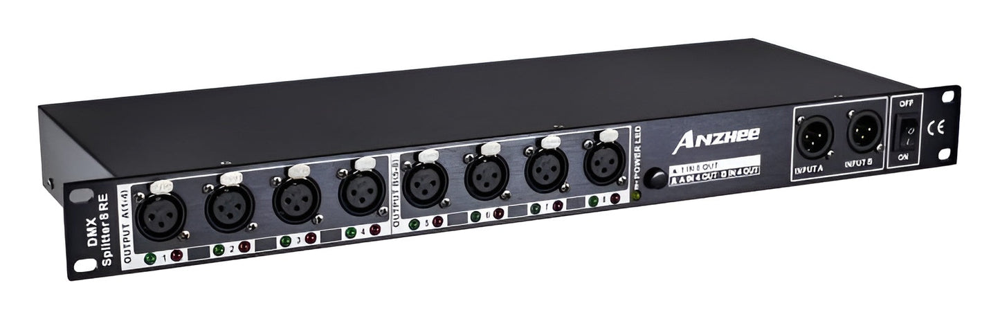 Anzhee DMX Splitter 8 RE