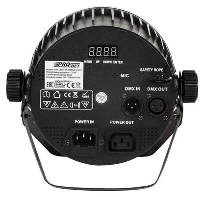 PROCBET PAR LED 7-15 RGBWA+UV PL